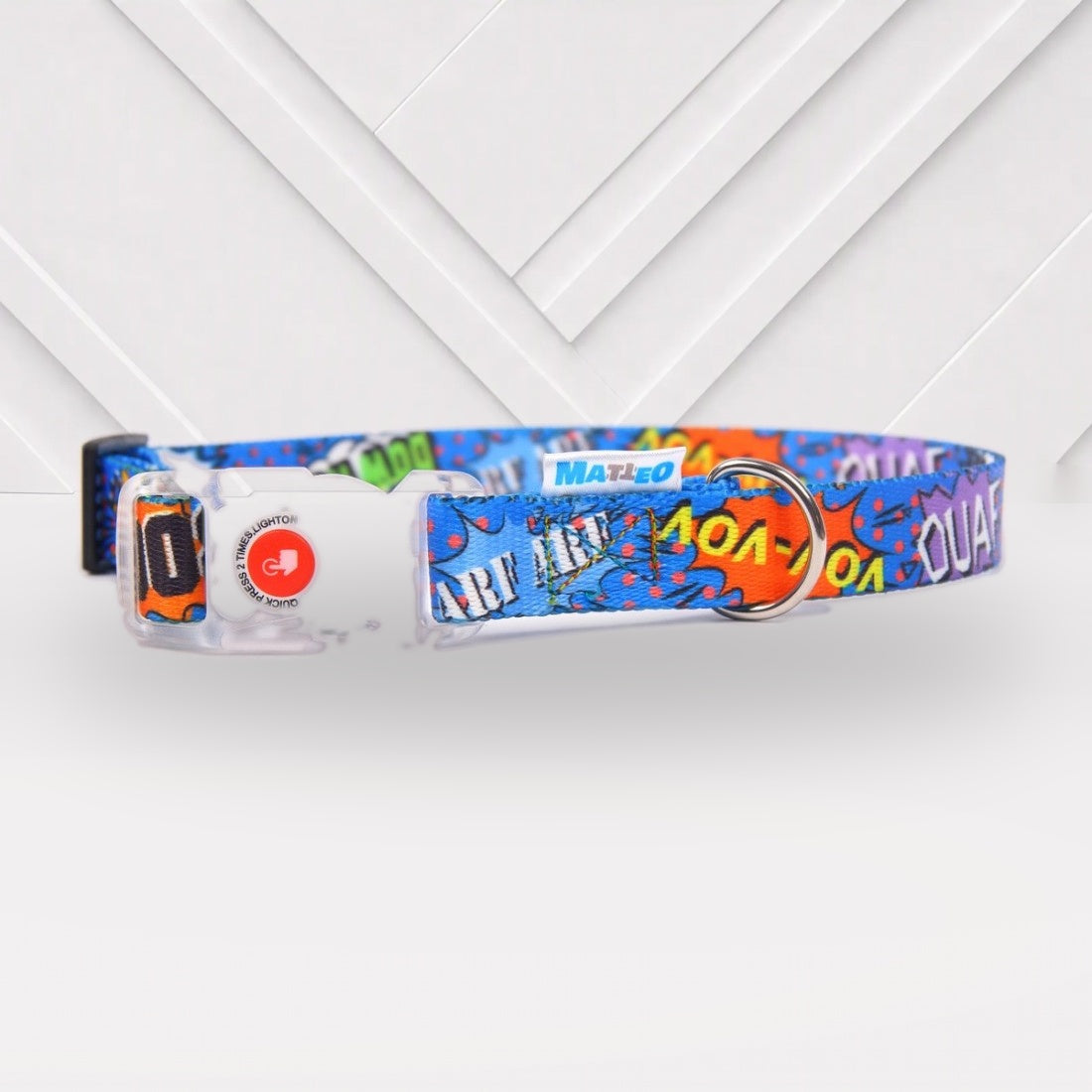 LED Halsband Blå